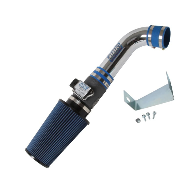BBK — 1986-1993 MUSTANG 5.0 COLD AIR INTAKE NON-FENDERWELL (Powder Coated Chrome)
Power-Plus Series® Cold Air Induction System