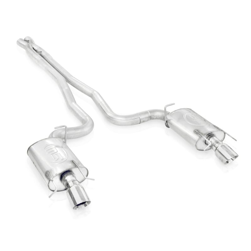 Stainless Works — Stainless Works Wagon Catback Dual Turbo Chambered Mufflers Performance Connect