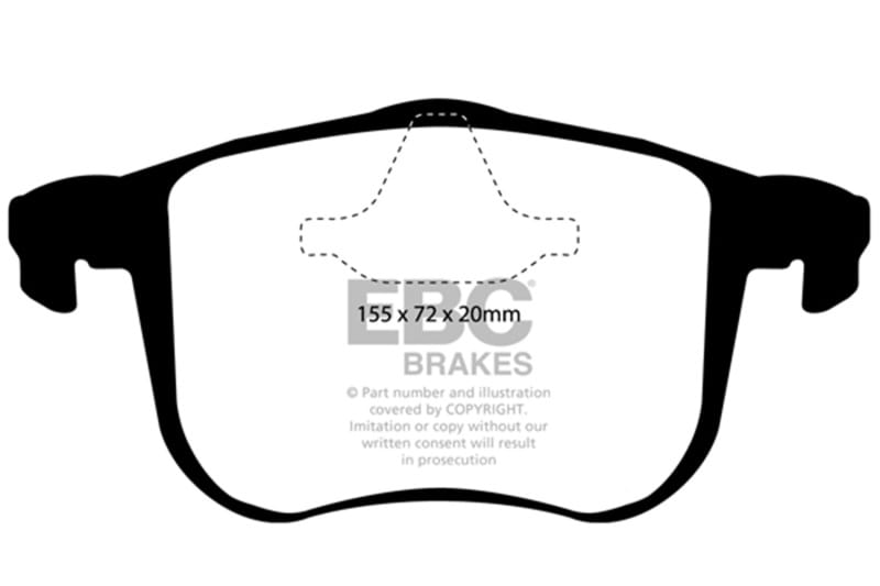 EBC — Redstuff Ceramic Low Dust Brake Pads