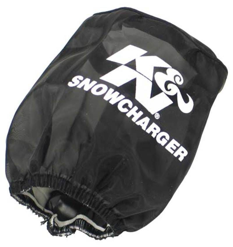 K&N Engineering — K&N Filter Wrap Drycharger Oval Tapered Black - 3.75in Base I/S Width x 3in Top I/S Width x 4in H