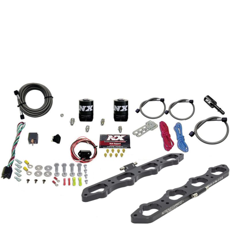Nitrous Express — Nitrous Express 2018+ Ford 5.0L Coyote Wet Direct Port Plate System w/o Bottle
Injection System Kit
N2OSys