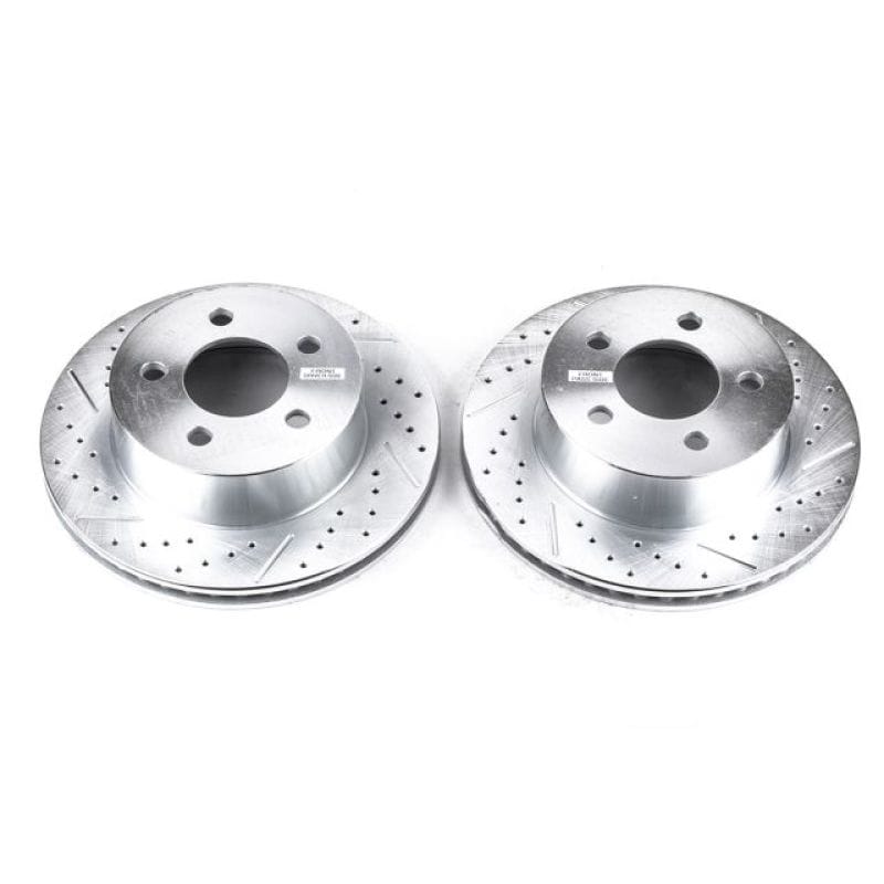 PowerStop — PowerStop Evolution Performance Drilled, Slotted & Plated Brake Rotor Pair