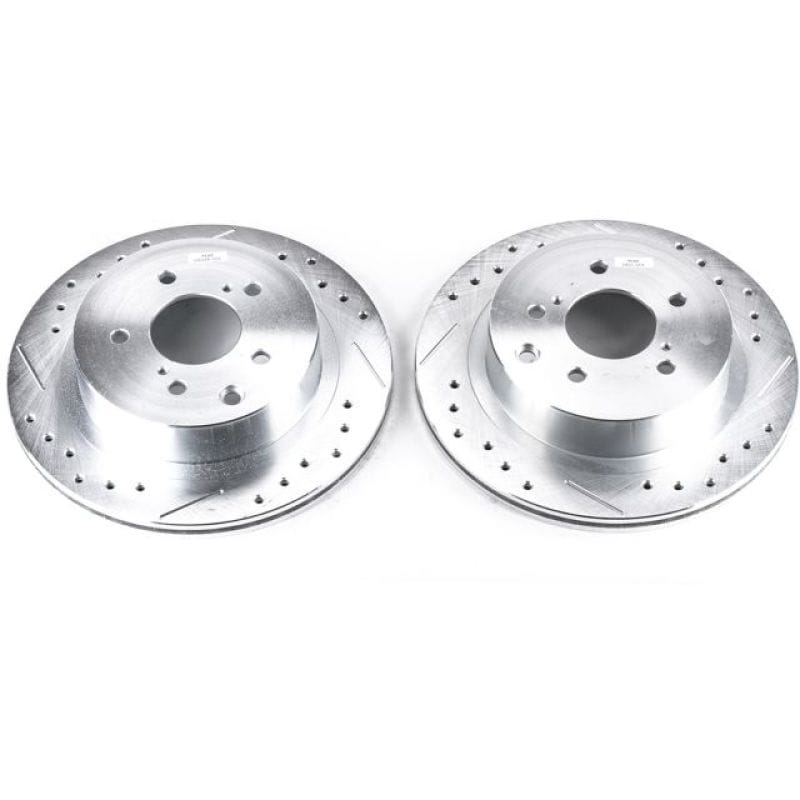 PowerStop — PowerStop Evolution Performance Drilled, Slotted & Plated Brake Rotor Pair