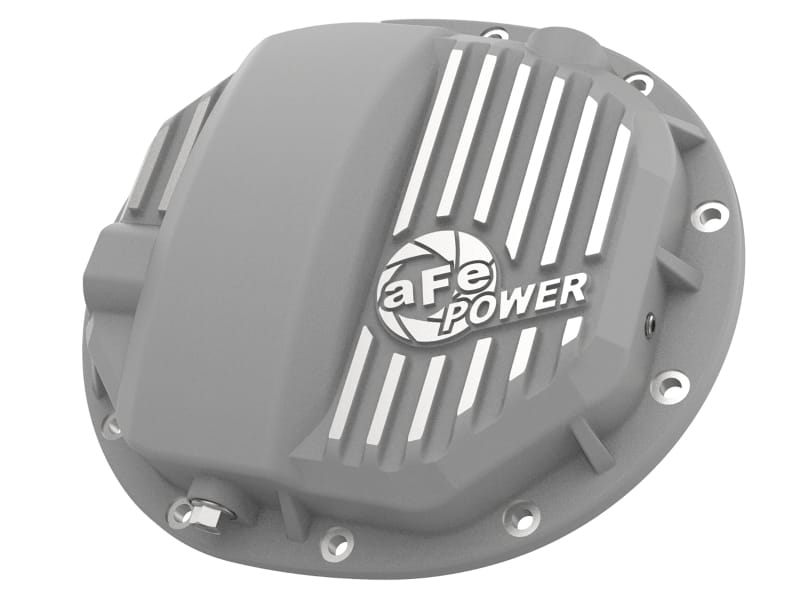 aFe — Street Series AAM 9.5/9.76 Rear Differential Cover Raw w/ Machined Fins