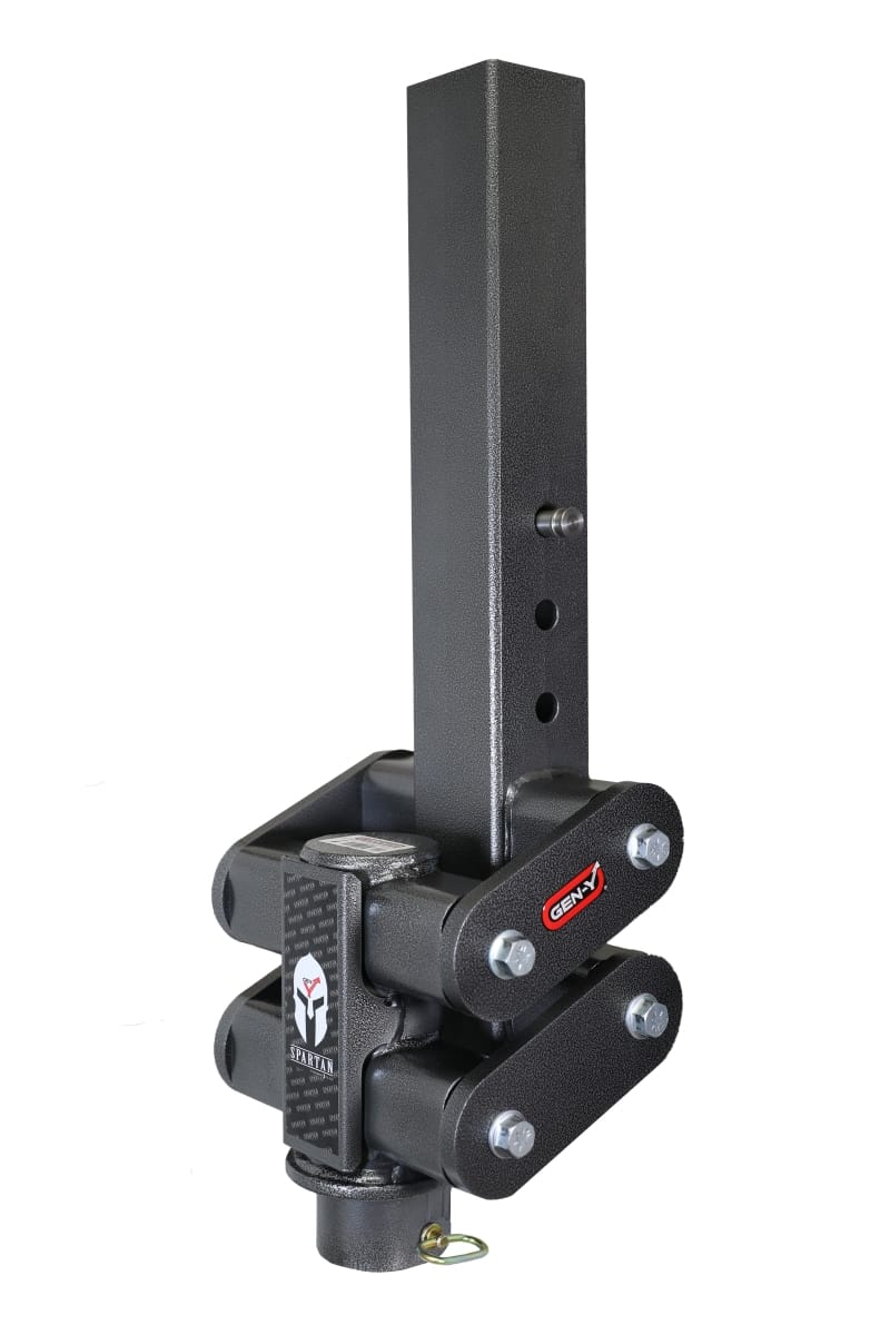 GEN-Y Hitch — Gen-Y Spartan Torsion-Flex 5in Offset 4in SQ Tube Gooseneck 2-5/16in Coupler Standard Height
Gooseneck Hitch
