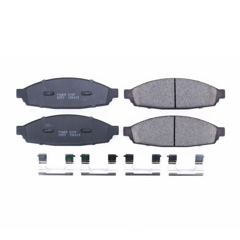 PowerStop — PowerStop - Z17 Low-Dust Ceramic Brake Pads with Hardware
