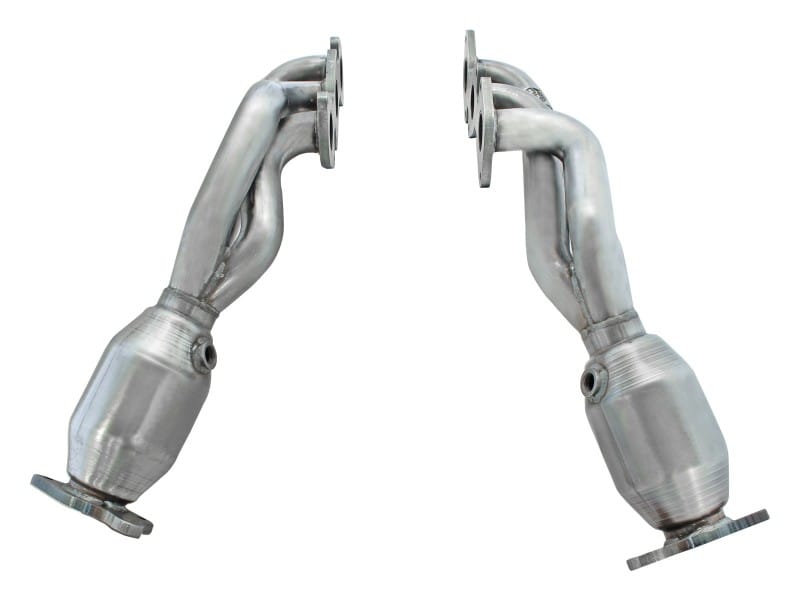 aFe — Twisted Steel Header 409 Stainless Steel w/ Cat