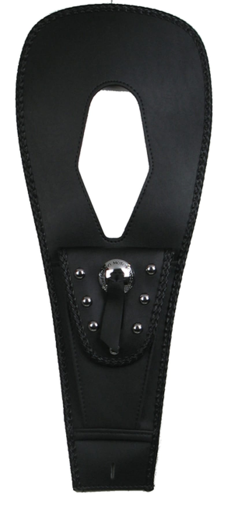 Mustang Motorcycle — Mustang 04-09 Honda VTX1300C Cruiser, 03-09 Retro,03-07 S Tank Bib w/Studs - Black