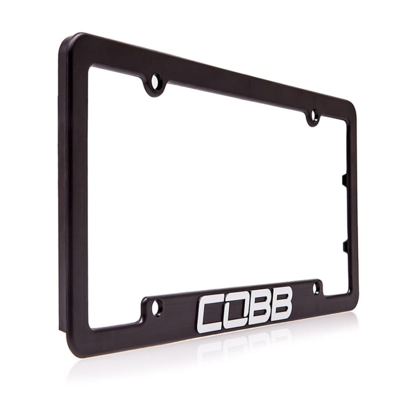 COBB — Cobb Black License Plate Frame