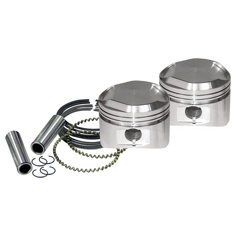 S&S Cycle — S&S Cycle 84-99 BT 89in High Compression Stroker Pistons - .020in