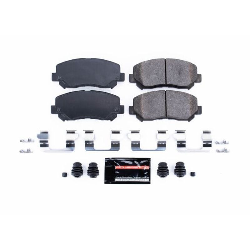 PowerStop — PowerStop - Z23 Daily Driver Carbon-Fiber Ceramic Brake Pads with Hardware Kit