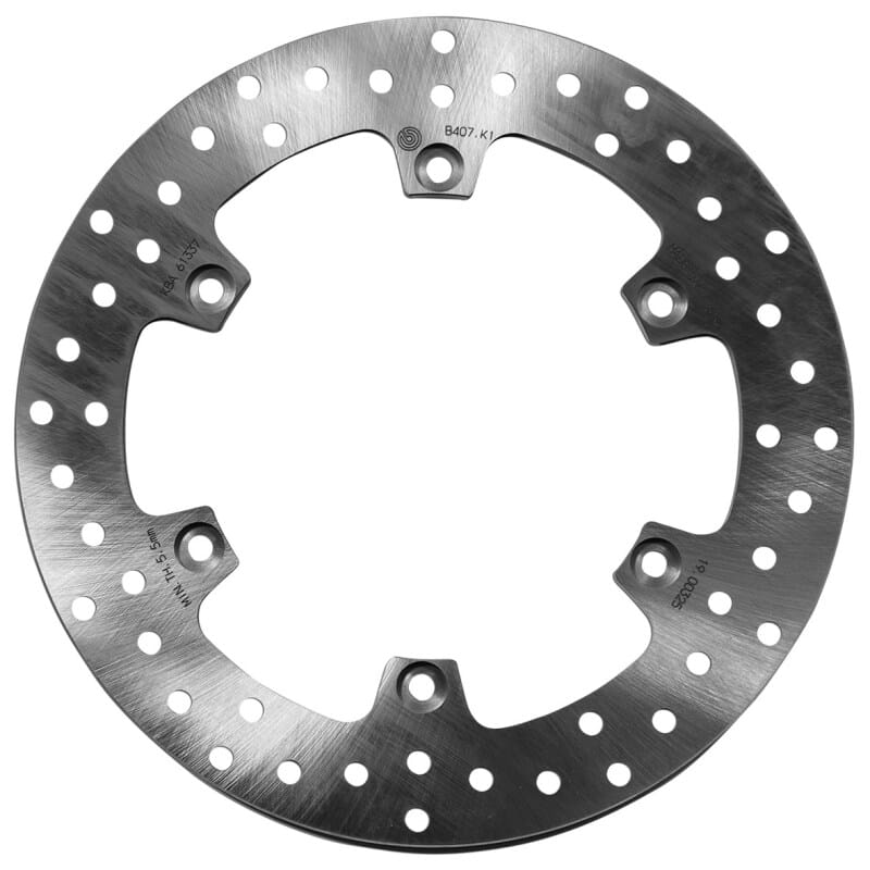 Brembo OE Powersports — Brembo OE 17-21 Moto-Guzzi Audace Carbon 1400cc 282x6mm Brake Disc - Rear Fixed