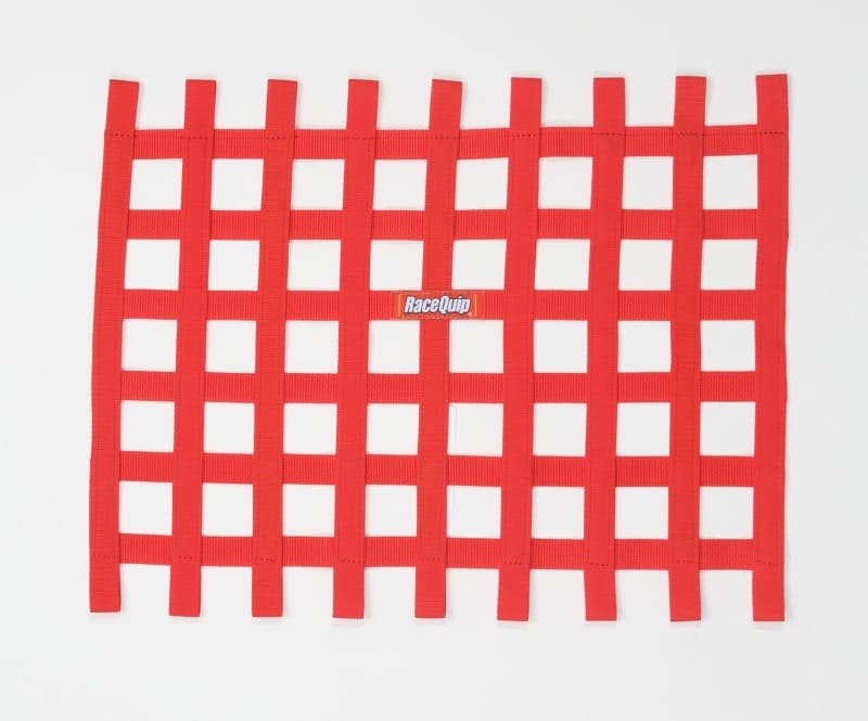 Racequip — RaceQuip Red Ribbon Window Net