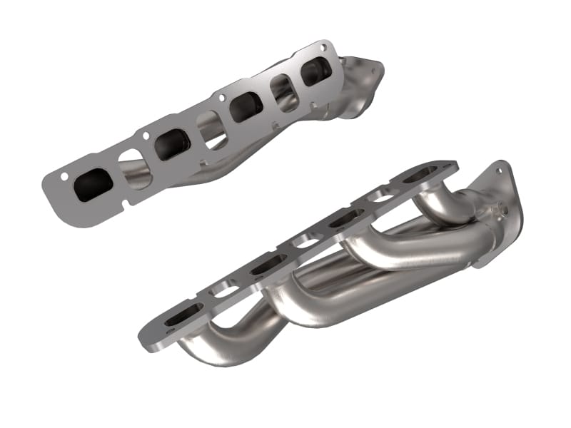 aFe — Twisted Steel 1-7/8 IN to 2-3/4 IN 304 Stainless Headers w/ Raw Finish