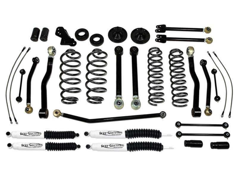 Tuff Country — 2007-2018 Jeep Wrangler JK-4in. Performance Lift Kit EZ-Flex by (SX6000 Shocks)