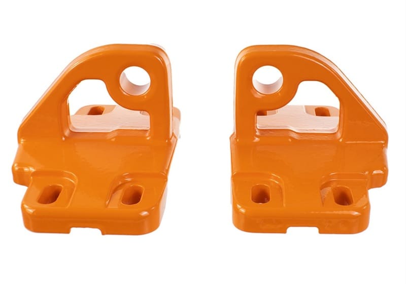 Ford Racing — Ford Racing 2021+ Bronco Front Bumper Tow Hooks - Orange (Pair)