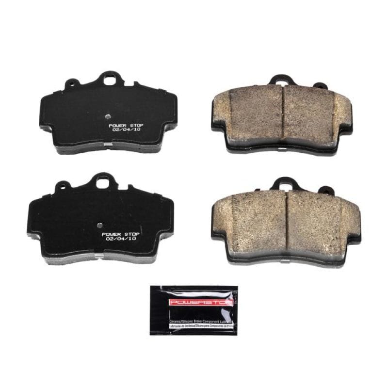 PowerStop — PowerStop - Z23 Daily Driver Carbon-Fiber Ceramic Brake Pads with Hardware Kit
