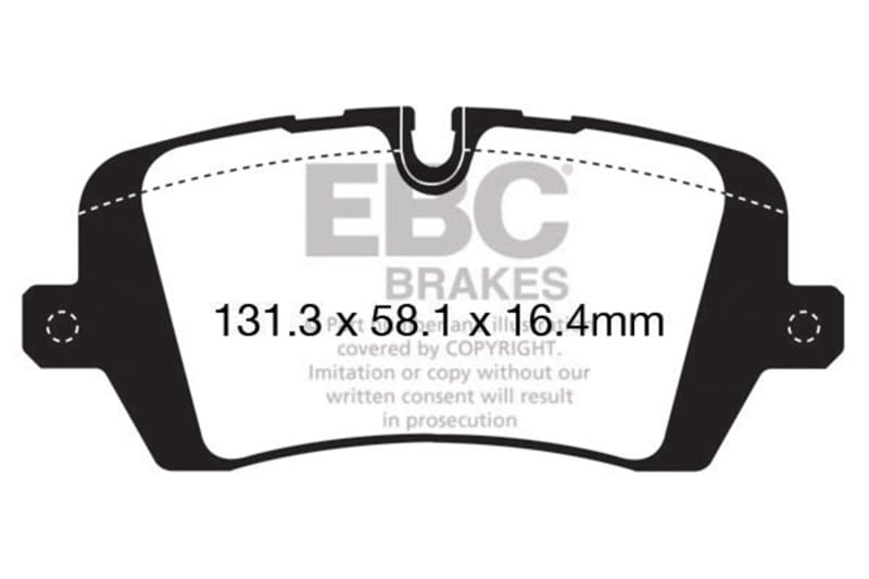 EBC — EBC 13+ Land Rover Range Rover 3.0 Supercharged Greenstuff Rear Brake Pads
Disc Brake Pad