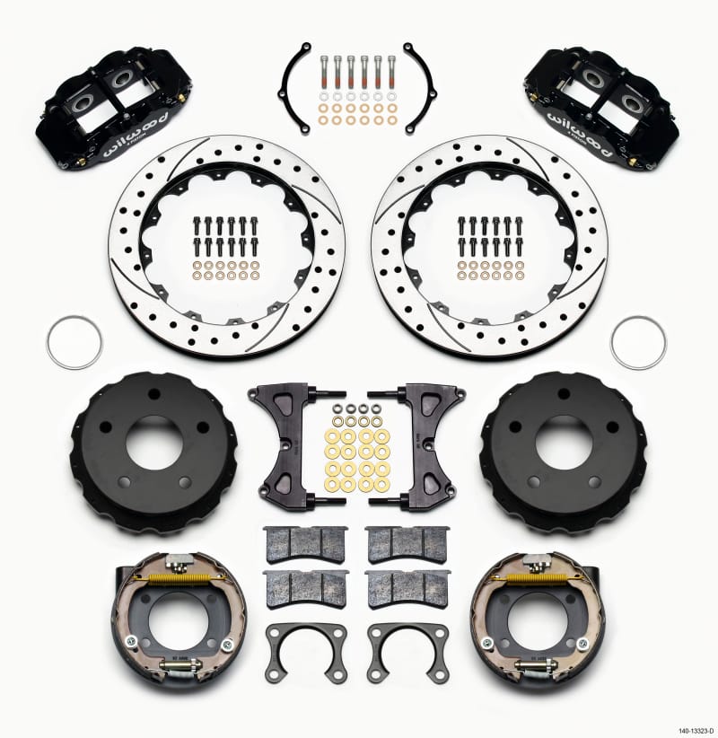 Wilwood — KIT,REAR,DISC/DRUM,BIG FORD,2.36 OFFSET FNSL4R,5x5.50 BC,12.88 ROTOR,DRILLED