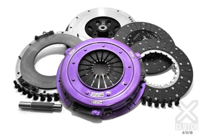 XCLUTCH — Clutch Kit Inc Flywheel; 10  1/2" Twin Sprung Organic Discs