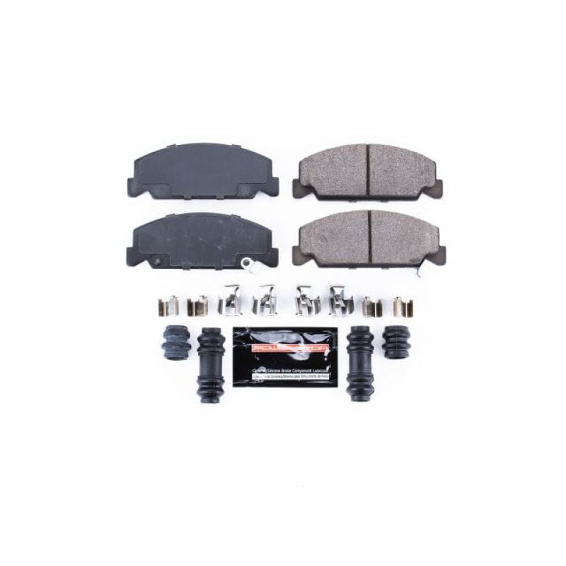 PowerStop — PowerStop - Z23 Daily Driver Carbon-Fiber Ceramic Brake Pads with Hardware Kit