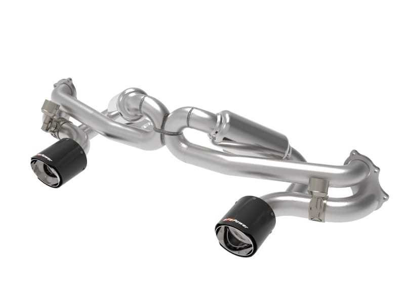 aFe — MACH Force-Xp 2-1/2 IN 304 Stainless Steel Cat-Back Exhaust w/ Carbon Tip