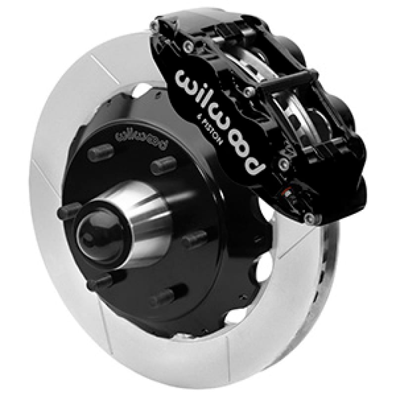 Wilwood — Wilwood 63-87 C10 CPP Spindle FNSL6R Front BBK 13in Slotted 6x5.5 BC - Black