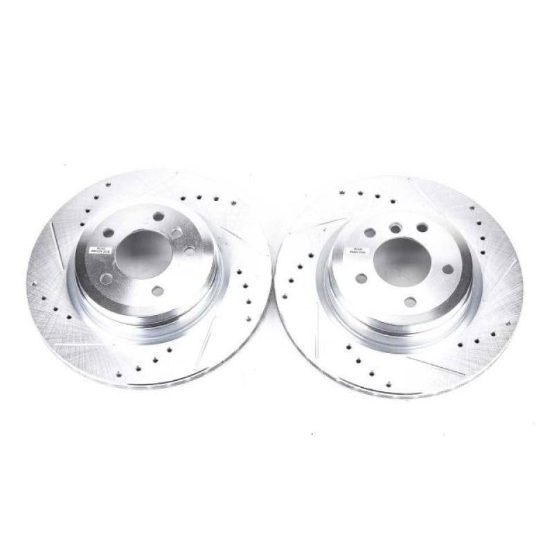 PowerStop — PowerStop Evolution Performance Drilled, Slotted & Plated Brake Rotor Pair