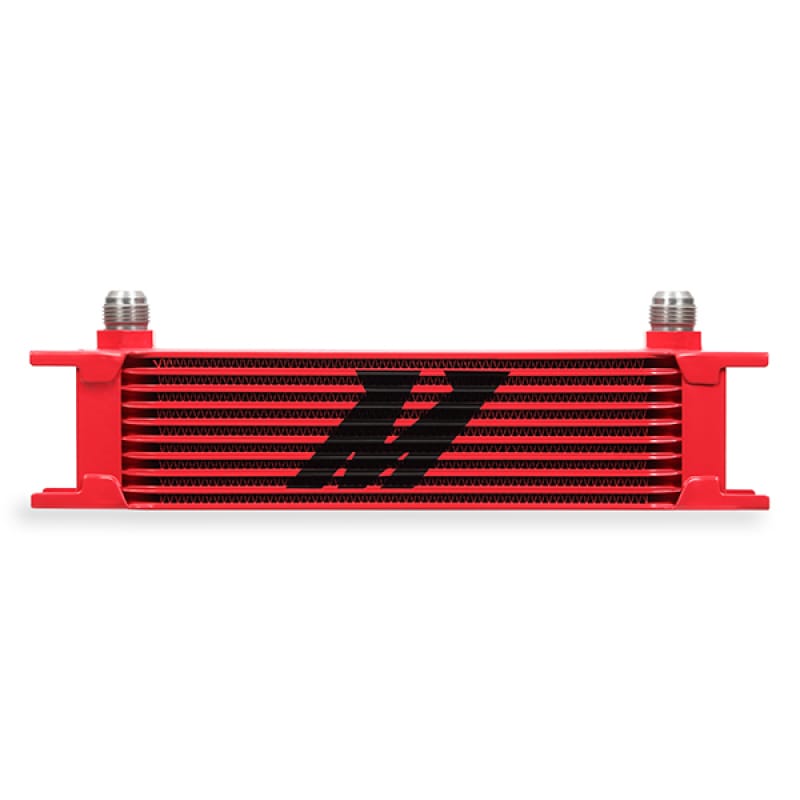 Mishimoto — Universal Oil Cooler, 10-Row, Red
