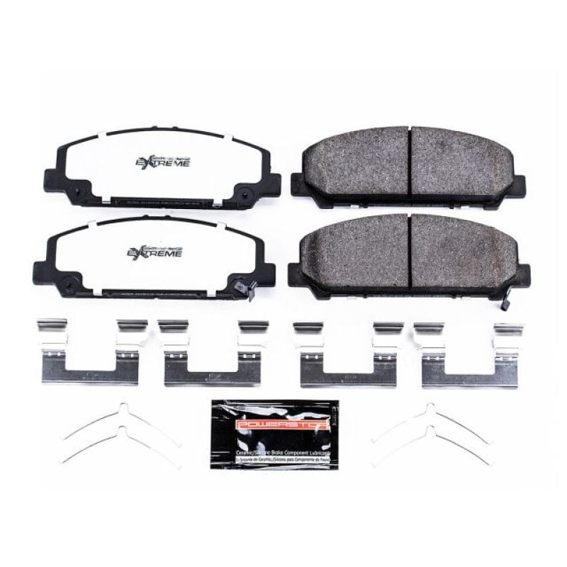 PowerStop — PowerStop - Z36 Truck and SUV Carbon-Fiber Ceramic Brake Pads with Hardware Kit