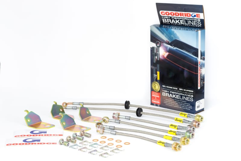 Goodridge — G-STOP SS Braided Brake Line Kit
