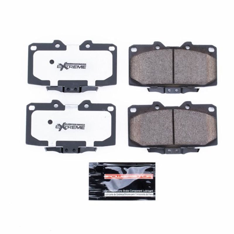 PowerStop — PowerStop - Z26 Performance Carbon-Fiber Ceramic Brake Pads with Hardware Kit