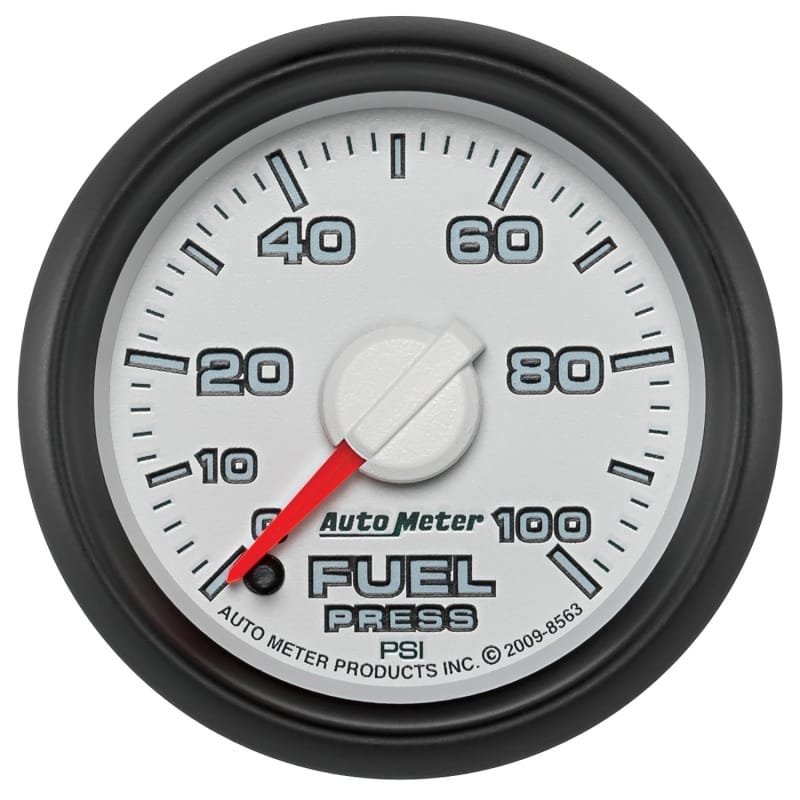 AutoMeter — GAUGE, FUEL PRESS, 2 1/16", 100PSI, DIGITAL STEPPER MOTOR, RAM GEN 3 FACT. MATCH