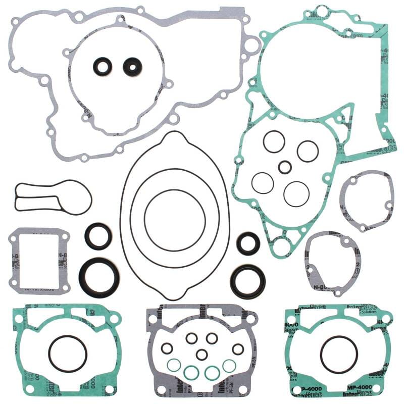 Vertex Pistons — Vertex Gaskets 2004 KTM EXC 250 Complete Gasket Kit w/ Oil Seals