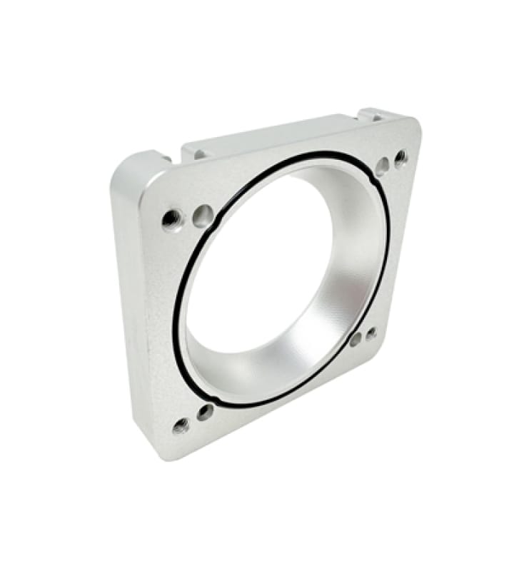 Torque Solution — Torque Solution 06-21 Subaru STI / 08-14 Subaru WRX Big Bore 76mm Throttle Body Adapter - Silver