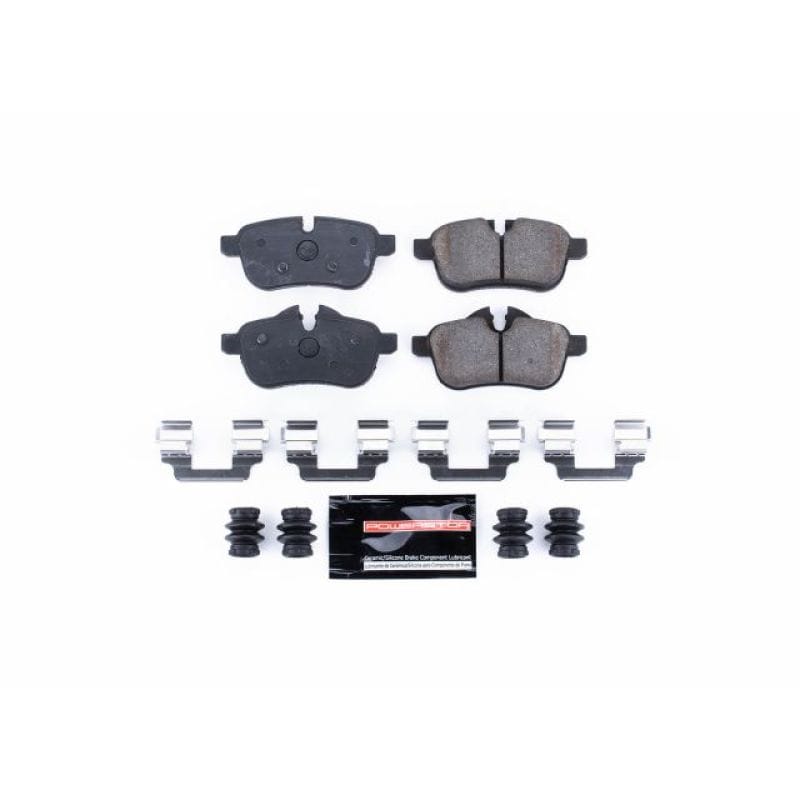 PowerStop — PowerStop - Z23 Daily Driver Carbon-Fiber Ceramic Brake Pads with Hardware Kit