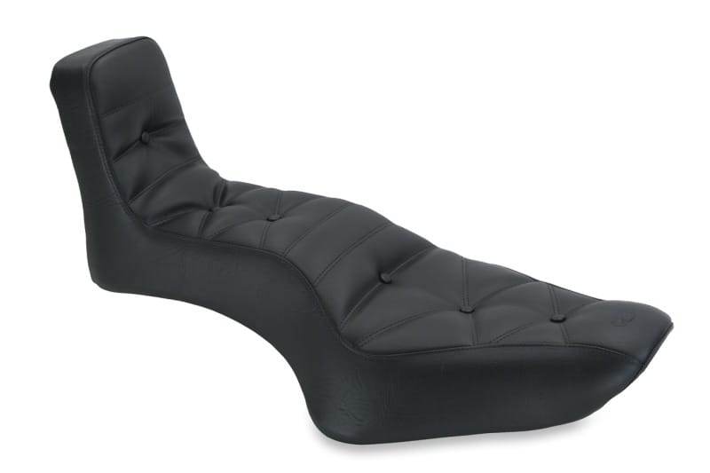Mustang Motorcycle — Mustang 04-21 Harley Sportster Throwback 1PC Seat - Black