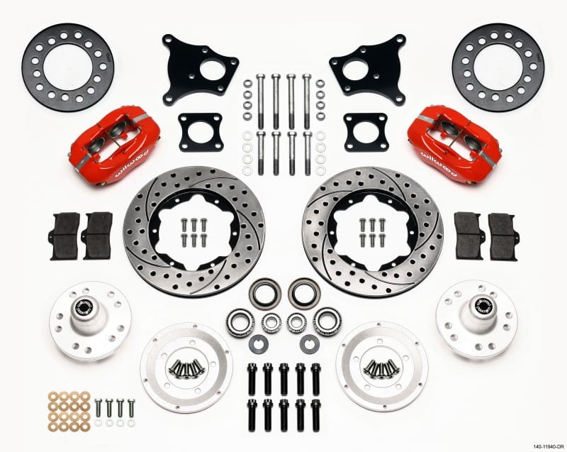 Wilwood — KIT,FRONT,AMC,69-76,W/DISC,FDLI,11.00 SRP,RED