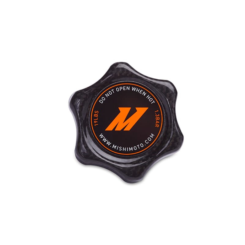 Mishimoto — Radiator Cap, High-Pressure, 1.3 Bar, Small, Carbon Fiber
Carbon Fiber 1.3 Bar Radiator Cap, Small