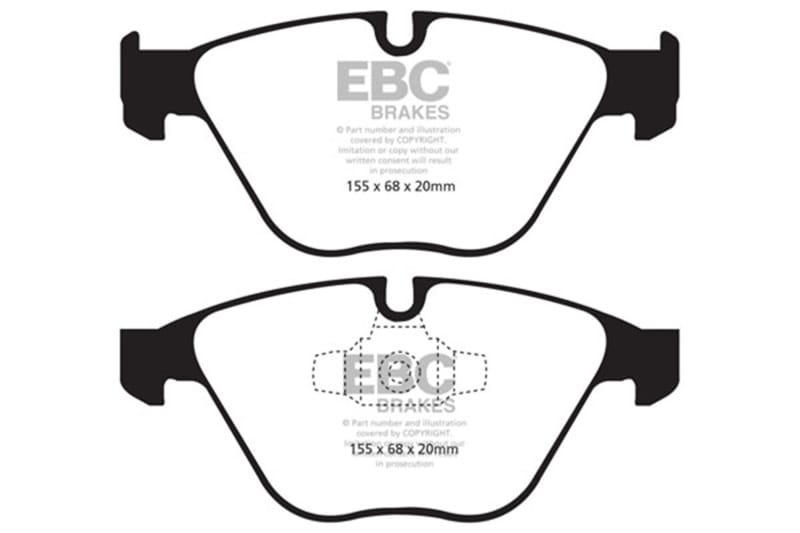 EBC — EBC 13+ BMW X1 2.0 Turbo (28i) Yellowstuff Front Brake Pads
Disc Brake Pad
