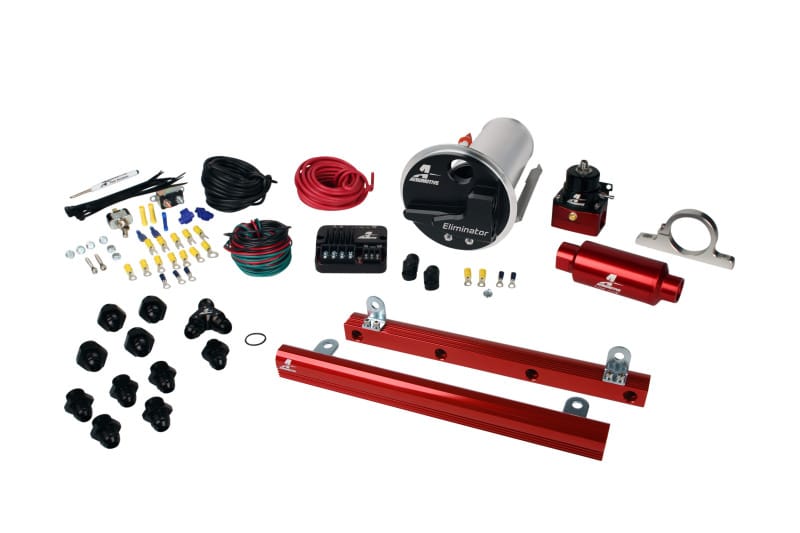 Aeromotive — 07-12 Shelby GT500 Stealth Eliminator Street System with 5.4L 4-V Fuel Rails