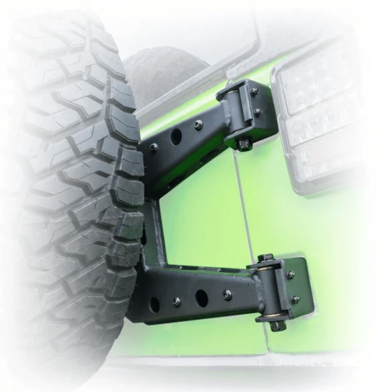 TURN Offroad — Turn Offroad 2007-2018 Jeep JK Hinge Mount Tire Carrier