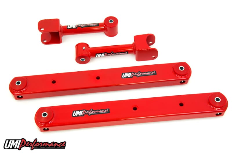 UMI Performance — 302116 - 1978-1988 GM G-Body Rear Control Arm Kit, Fully Boxed Lowers