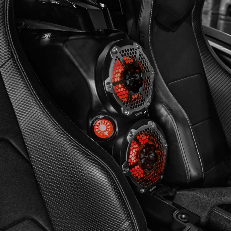 DS18 — DS18 2015+ Polaris Slingshot Center Console Enclosure Fits 2x 6in & 2x 2.28in Speakers(Not Included)