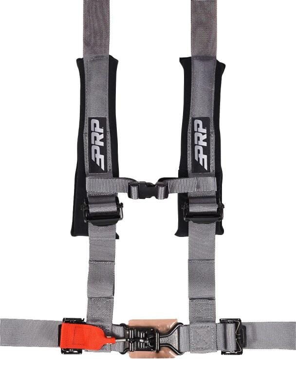 PRP Seats — PRP 4.2 Harness with Latch / Link Lap Belt- Silver