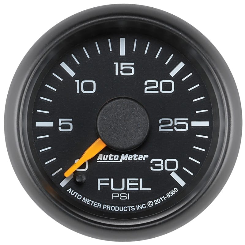 AutoMeter — GAUGE, FUEL PRESSURE, 2 1/16" , 30PSI, DIGITAL STEPPER MOTOR, GM FACTORY MATCH