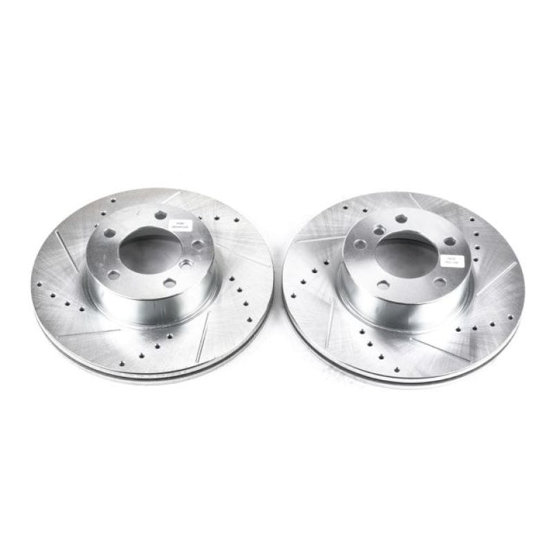 PowerStop — PowerStop Evolution Performance Drilled, Slotted & Plated Brake Rotor Pair