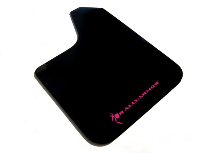 Rally Armor — Black Mud Flap/Pink Logo