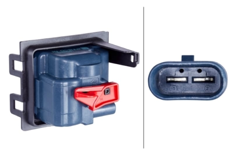 Hella — HELLA Fuel Filler Door Lock Actuator 358159001