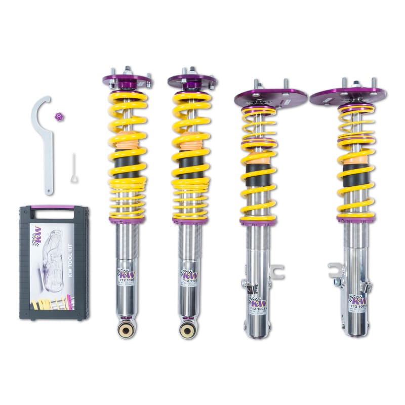 KW — Adjustable Coilovers, Aluminum Top Mounts, Independent Compression and Rebound
KW V3 CLUBSPORT KIT - 35271818